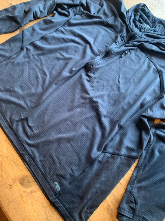 Outdoor Research Womens Black Quarter-Zip Performance Jacket - Picture 3 of 16